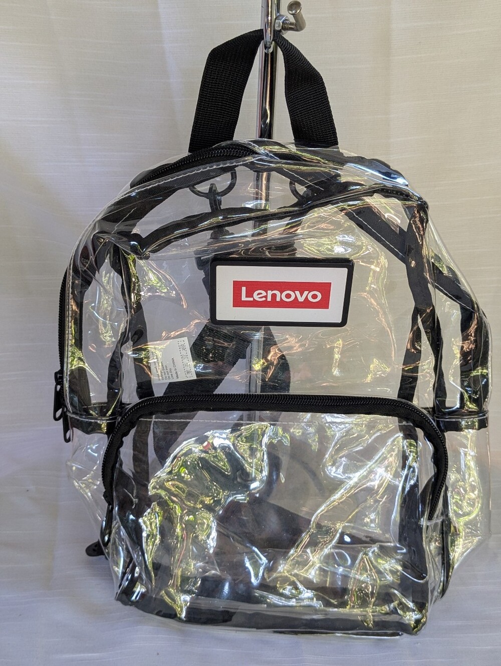 Lenovo Clear Backpack stadium approved NWOT